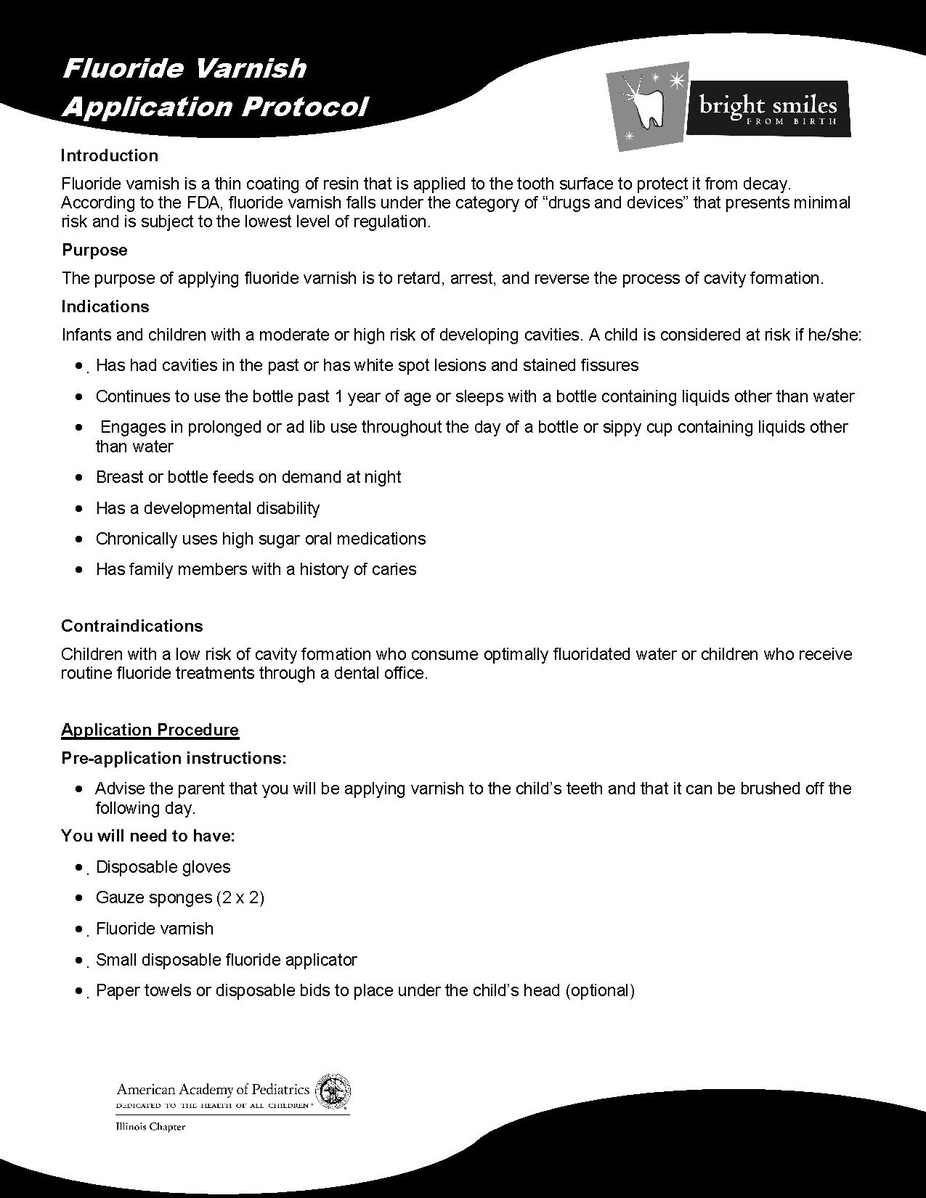 FileFluorideVarnishApplicationProtocol.pdf UofL General Peds
