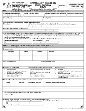 JCPS Forms - UofL General Peds